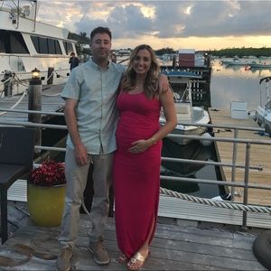 Ingrid and Isabel S Maternity Maxi Dress